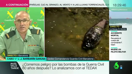 Sí, corremos grave peligro por las bombas de la Guerra Civil: "Pueden explotar en cualquier momento" Sí, corremos grave peligro por las bombas de la Guerra Civil: "Pueden explotar en cualquier momento"
