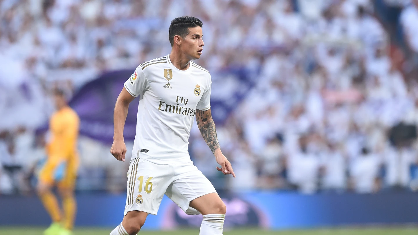James Rodríguez, frente al Valladolid James Rodríguez, frente al Valladolid