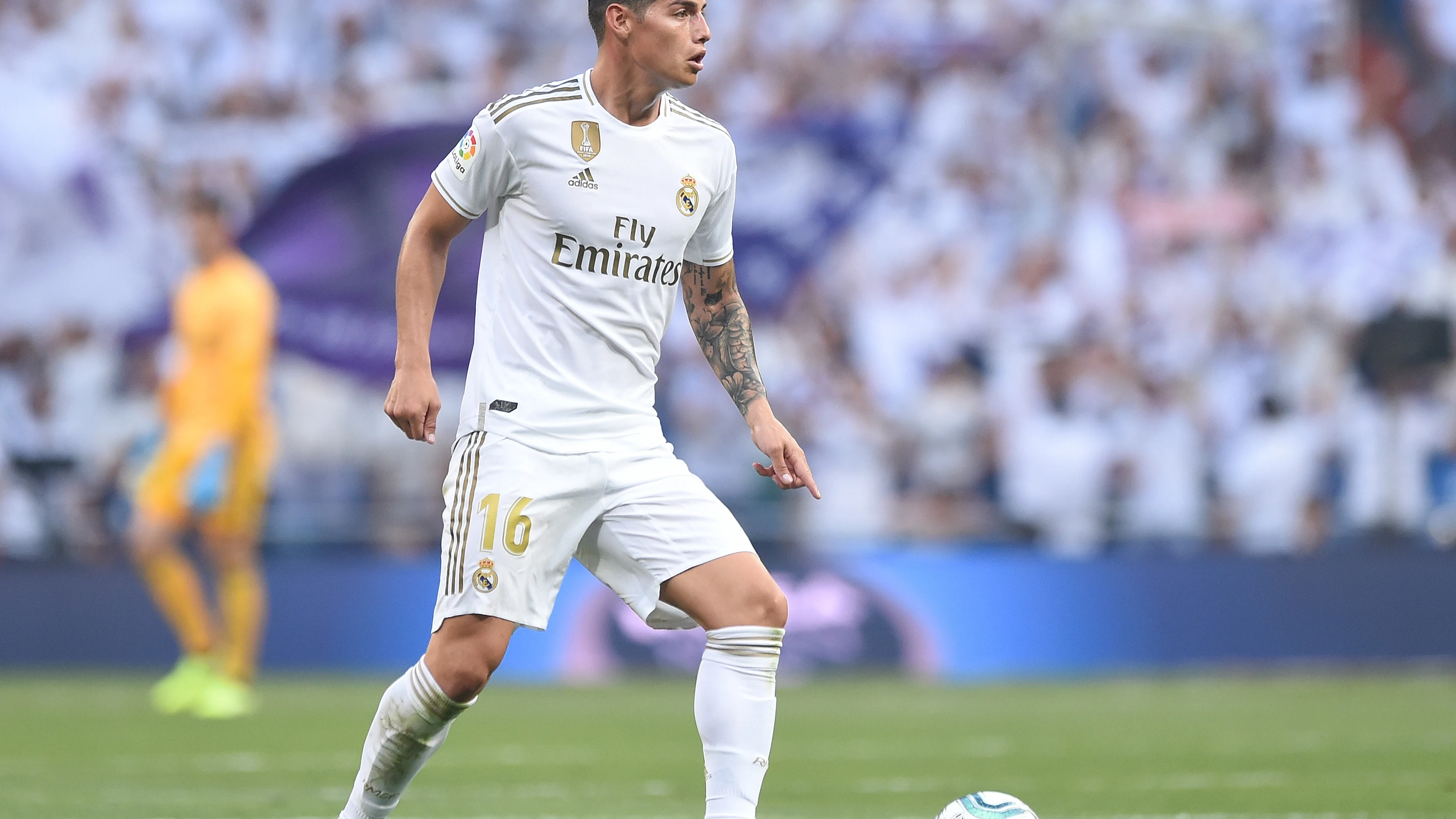 James Rodríguez, frente al Valladolid