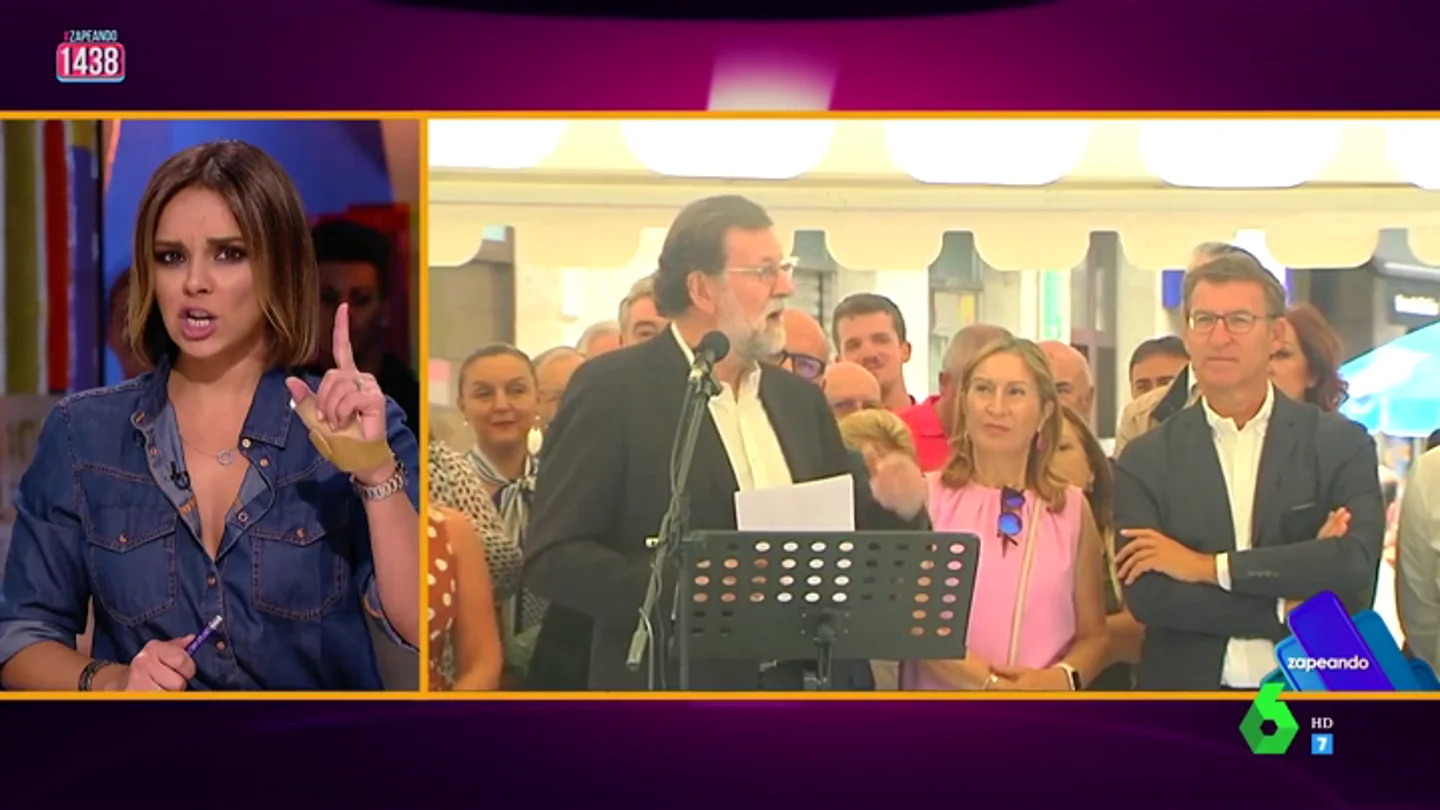 La imitación de Chenoa a Mariano Rajoy: "Los intelectuales se han metido conmigo por decir 'viva el vino'" La imitación de Chenoa a Mariano Rajoy: "Los intelectuales se han metido conmigo por decir 'viva el vino'"