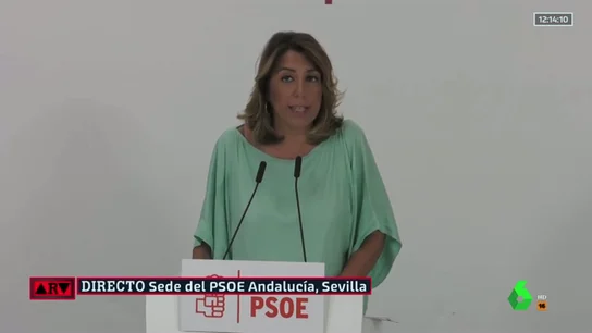 Susana Díaz ante los medios Susana Díaz ante los medios