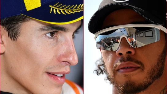Marc Márquez y Lewis Hamilton Marc Márquez y Lewis Hamilton