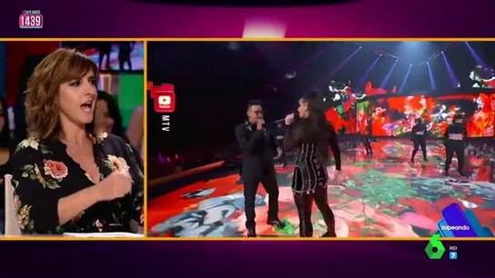 Llum Barrera imita a ritmo de 'tra tra' (y sin uñas) a Rosalía: "Muy bien", "Buenamente, 'tra tra'" Llum Barrera imita a ritmo de 'tra tra' (y sin uñas) a Rosalía: "Muy bien", "Buenamente, 'tra tra'"