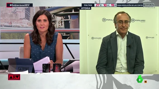 Alfonso Alonso, sobre una posible coalición con Cs en Euskadi: "" Alfonso Alonso, sobre una posible coalición con Cs en Euskadi: ""