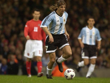 Claudio Caniggia, con la selección argentina Claudio Caniggia, con la selección argentina