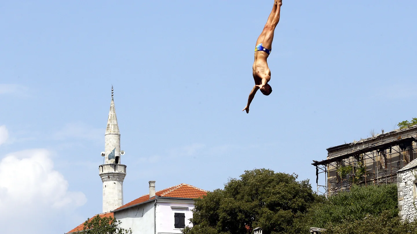 Red Bull Cliff Diving Mostar. Red Bull Cliff Diving Mostar.