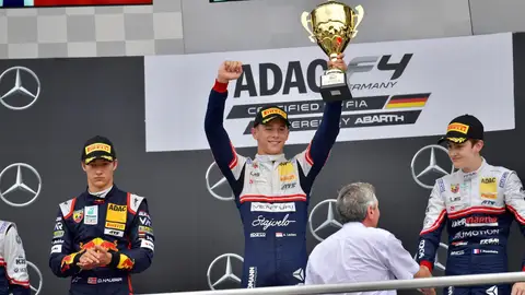Arthur Lecrerc podio F4 Hockenheim 2019 Arthur Lecrerc podio F4 Hockenheim 2019