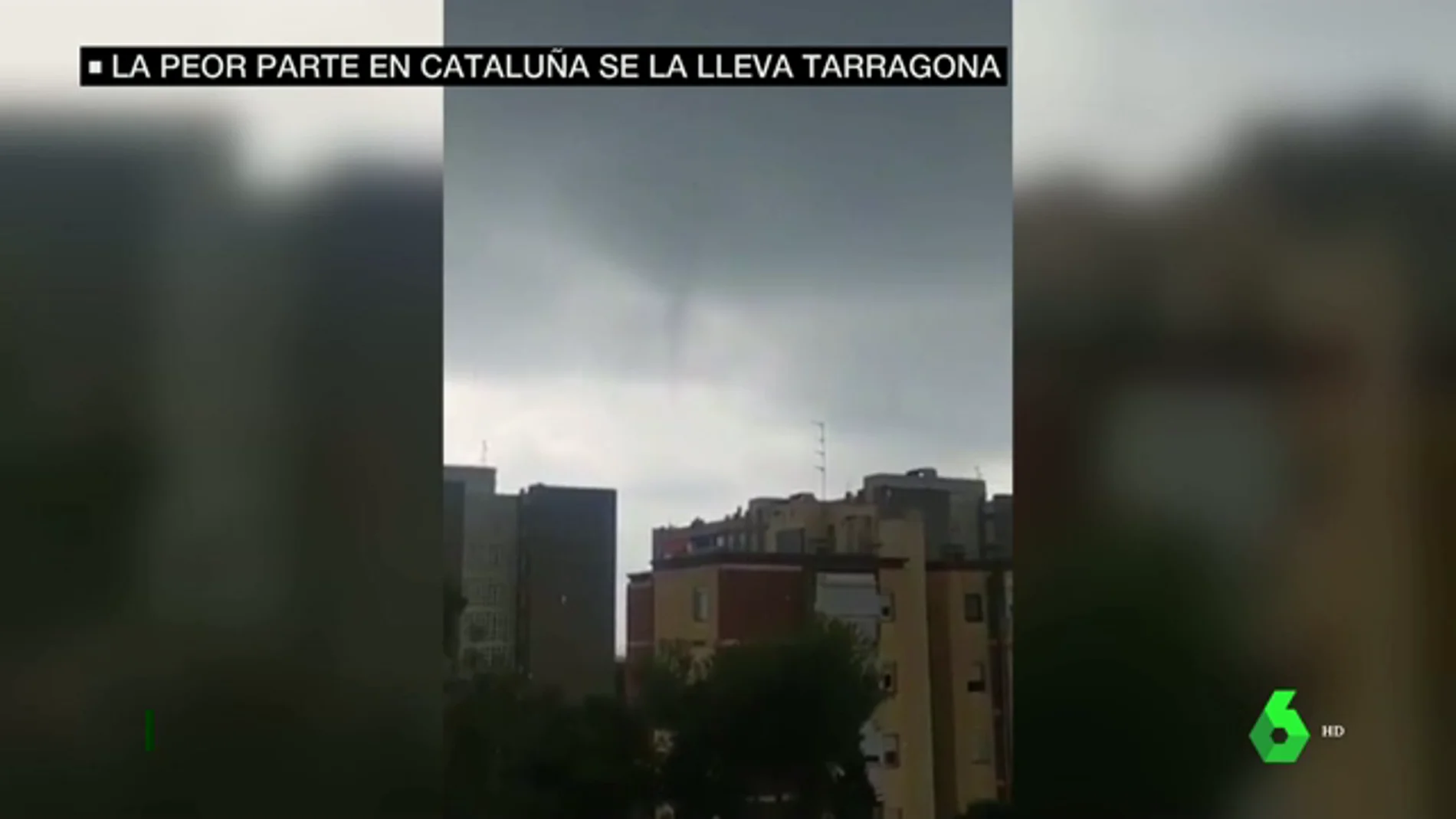 Varios tornados y descensos extremos en las temperaturas: Tarragona se lleva la peor parte de la gota fría en Cataluña