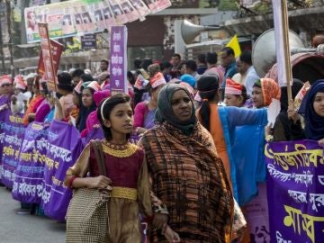 Celebración del Día Internacional de la Mujer en Bangladesh Celebración del Día Internacional de la Mujer en Bangladesh