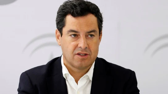 Juanma Moreno, ante los medios Juanma Moreno, ante los medios