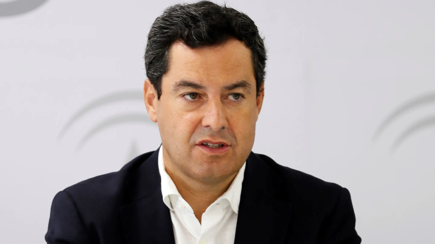 El presidente de la Junta de Andalucía, Juanma Moreno El presidente de la Junta de Andalucía, Juanma Moreno