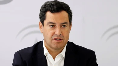 El presidente de la Junta de Andalucía, Juanma Moreno El presidente de la Junta de Andalucía, Juanma Moreno