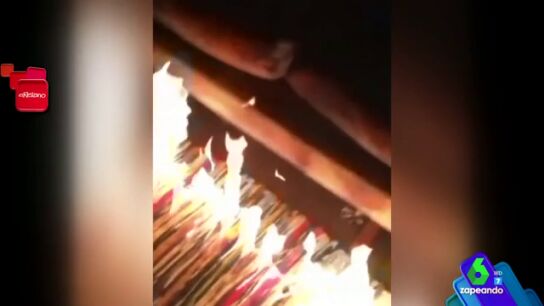  Prender fuego alrededor de su cama: una de las bromas de un chico a su compa&ntilde;ero de piso