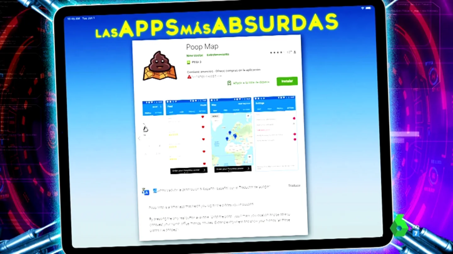 Un mapa de cacas y el traductor del idioma de un personaje de 'Juego de Tronos': las apps más absurdas ZAPEANDO