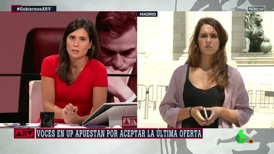 Noelia Vera: "Lo que conseguimos avanzar en julio debería ser el inicio de las conversaciones ahora" Noelia Vera: "Lo que conseguimos avanzar en julio debería ser el inicio de las conversaciones ahora"
