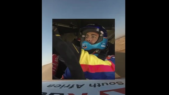 Fernando Alonso, dentro del Toyota Fernando Alonso, dentro del Toyota