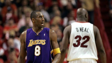Kobe Bryant, contra Shaquille O'Neal