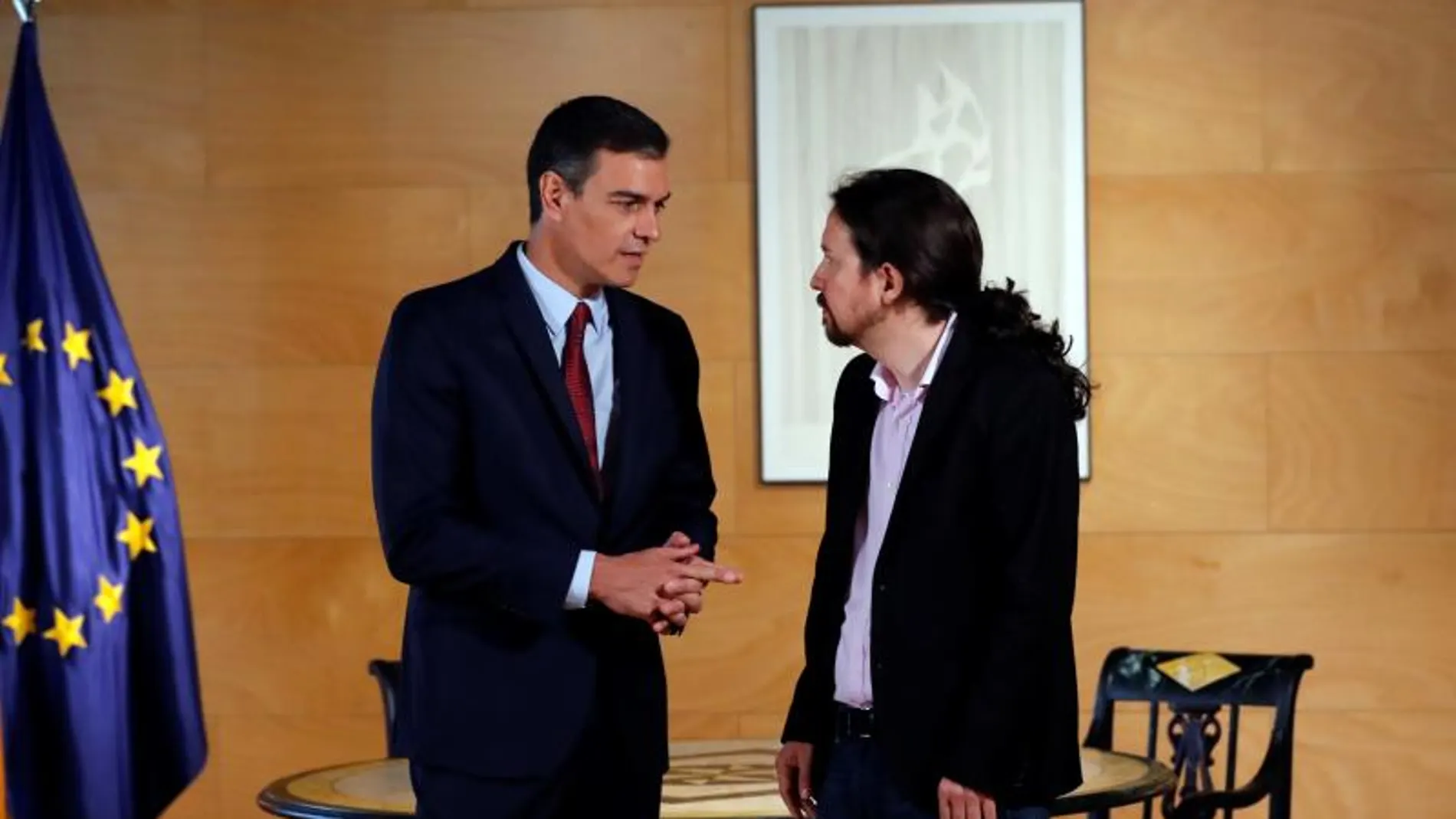 Pedro Sánchez y Pablo Iglesias 