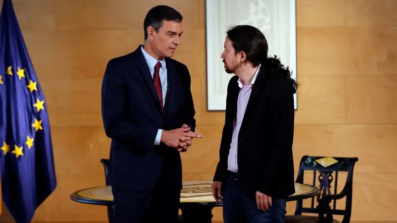 Pedro Sánchez y Pablo Iglesias 