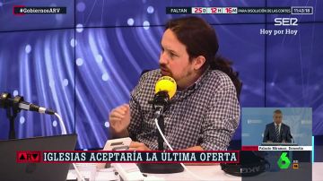 Pablo Iglesias en la cadena SER