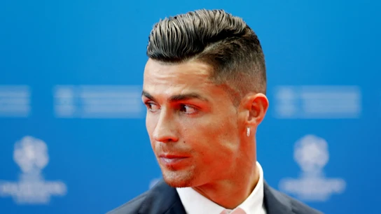 Cristiano Ronaldo, en el sorteo de la fase de grupos de la Champions League Cristiano Ronaldo, en el sorteo de la fase de grupos de la Champions League