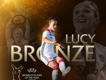 Lucy Bronze, Mejor Jugadora de Europa Lucy Bronze, Mejor Jugadora de Europa