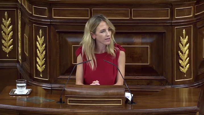 Cayetana Álvarez de Toledo, portavoz del PP en el Congreso