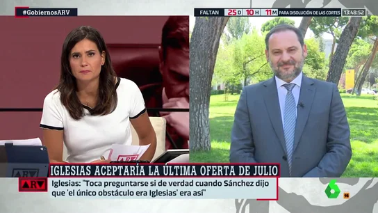 El ministro de fomento en funciones, José Luis Ábalos El ministro de fomento en funciones, José Luis Ábalos