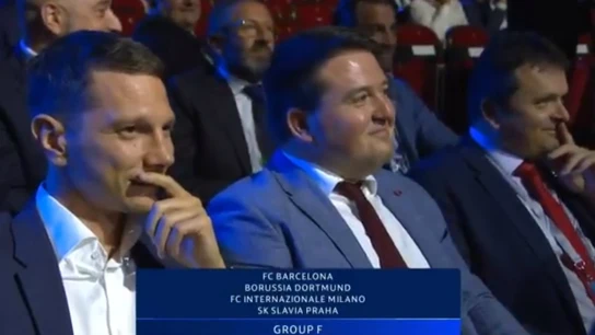 El representante del Slavia de Praga El representante del Slavia de Praga