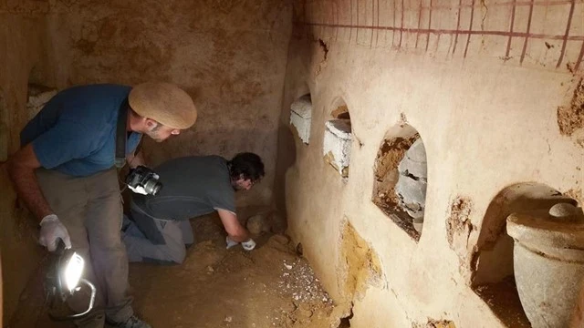 La cámara funeraria romana hallada en Carmona.