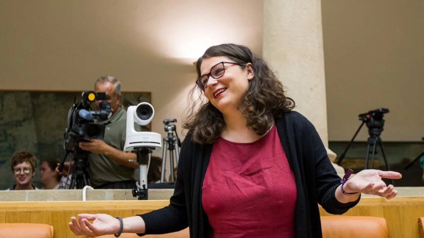 La diputada de Podemos Raquel Romero La diputada de Podemos Raquel Romero