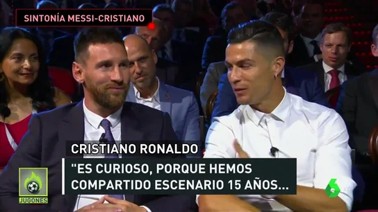 La complicidad entre Cristiano y Messi: "Espero que un día vayamos a cenar juntos" La complicidad entre Cristiano y Messi: "Espero que un día vayamos a cenar juntos"