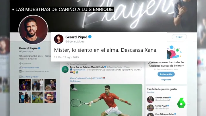 El mundo del deporte llora la muerte de Xana, la hija pequeña de Luis Enrique