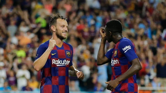 Ivan Rakitic y Ousmane Dembélé Ivan Rakitic y Ousmane Dembélé