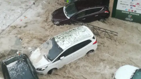 Inundaciones en Arganda del Rey Inundaciones en Arganda del Rey