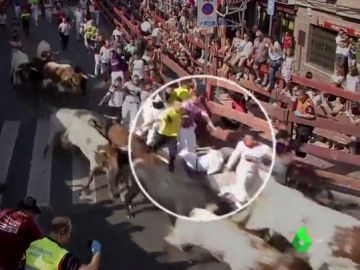 Diez heridos en el cuarto encierro de las fiestas de San Sebastián de los Reyes Diez heridos en el cuarto encierro de las fiestas de San Sebastián de los Reyes
