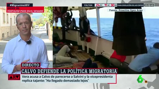 Ander Gil: "Me sorprende que Podemos compare con Salvini a una vicepresidenta con la que quieren sentarse en el Consejo de Ministros" Ander Gil: "Me sorprende que Podemos compare con Salvini a una vicepresidenta con la que quieren sentarse en el Consejo de Ministros"