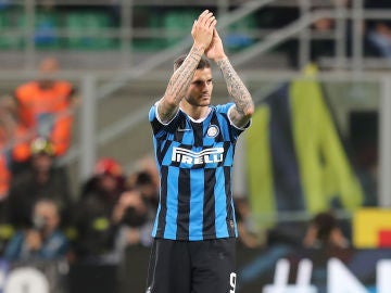 Mauro Icardi, con el Inter de Milán Mauro Icardi, con el Inter de Milán