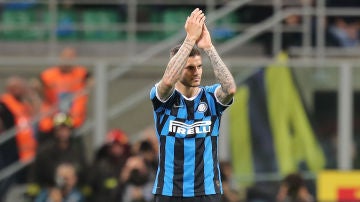 Mauro Icardi, con el Inter de Milán