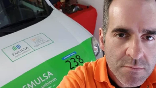 Julio Cao de la Fuente, barrendero empleado de Emulsa que ha escrito la carta Julio Cao de la Fuente, barrendero empleado de Emulsa que ha escrito la carta.