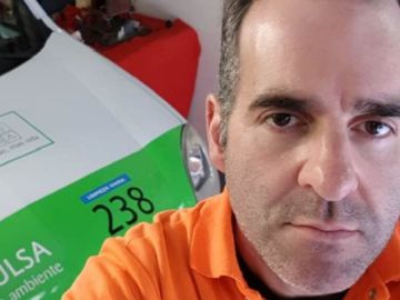 Julio Cao de la Fuente, barrendero empleado de Emulsa que ha escrito la carta Julio Cao de la Fuente, barrendero empleado de Emulsa que ha escrito la carta