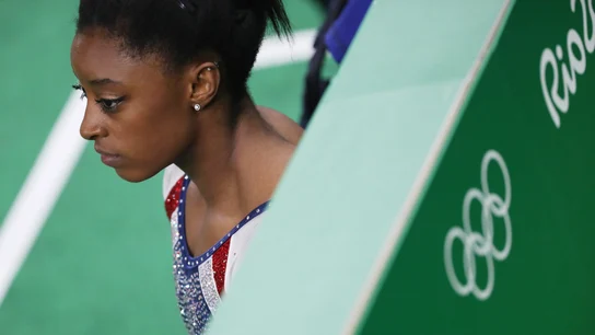 En la imagen, la gimnasta estadounidense Simone Biles En la imagen, la gimnasta estadounidense Simone Biles