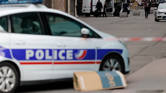 Un coche de policía en Francia, en una imagen de archivo Un coche de policía en Francia, en una imagen de archivo