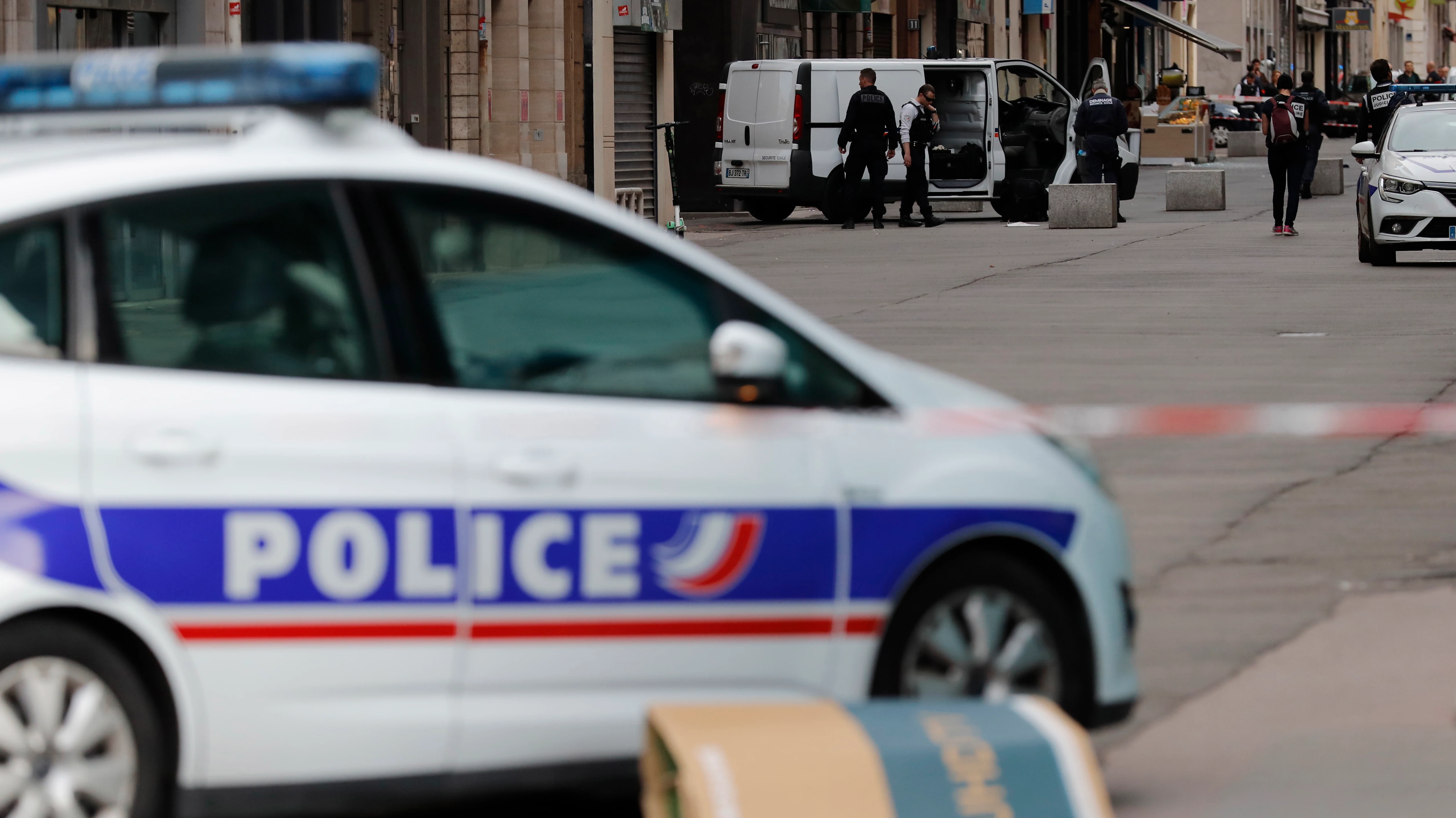 Un coche de policía en Francia, en una imagen de archivo