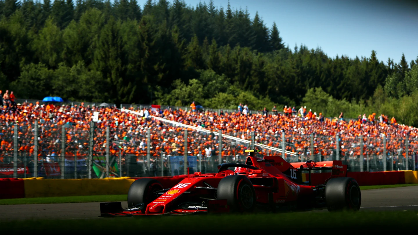 Charles Leclerc, en Bélgica Charles Leclerc, en Bélgica