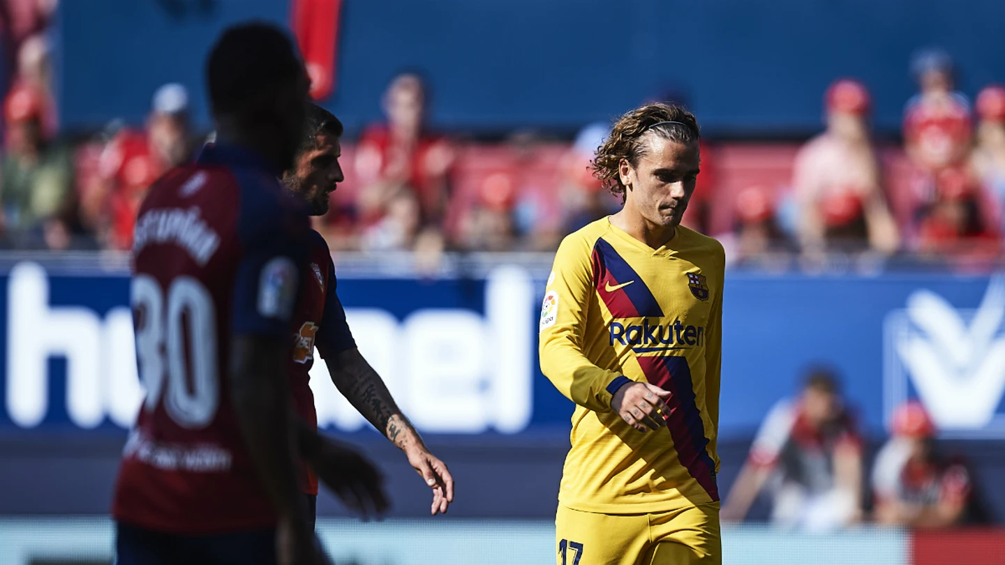 Griezmann, cabizbajo Griezmann, cabizbajo
