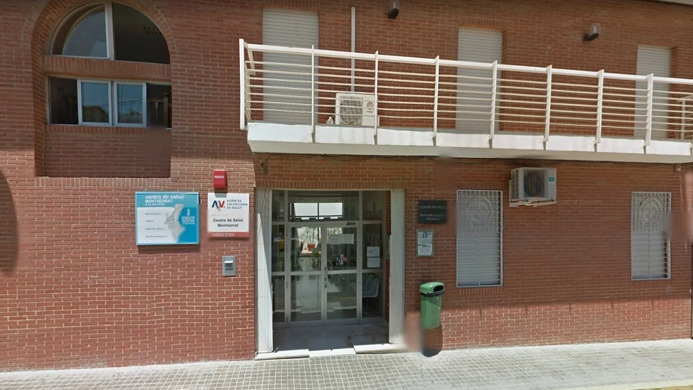 Centro de Salud al que fue trasladada la pequeña.