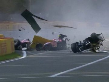 Brutal accidente en el GP de Bélgica