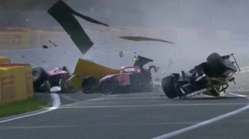 Brutal accidente en el GP de Bélgica