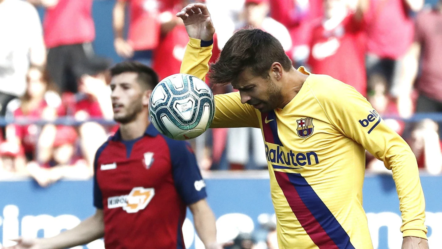 Gerard Piqué, ante Osasuna Gerard Piqué, ante Osasuna